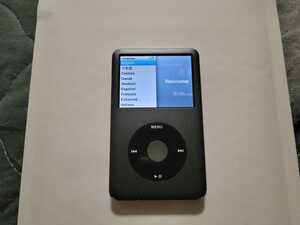 Apple iPod classic 最終型 ブラック バッテリー新品 MB565J 120GB 