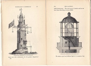 1870年代　イギリス　岩礁に建てられた12角形のエディストン灯台　他　ライトハウス