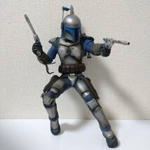 【中古品】スターウォーズ　STARWARS　ジャンゴ・フェット　1/7　ソフビ　塗装済み　組み立てキット　コトブキヤ　フィギュア　元箱付き_画像1