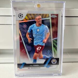 [マグホ発送] ケースヒット　フォーデン　2022-23 Topps Chrome UCL Manchester City Phil Foden Hero Variation Case Hit