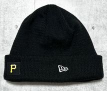 ピッツバーグ・パイレーツ ニューエラ ニット帽 ニットキャップ ビーニー　　ワッチ 裏カットソー素材 Pittsburgh Pirates NEW ERA 玉8843_画像1