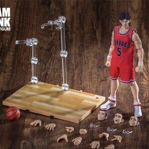 【即納】スラムダンク 1/10 可動フィギュア 木暮公延 5号 湘北 赤ユニフォーム SLAMDUNK ACTION FIGURE 非s.h.figuarts figma 赤シャツの画像2