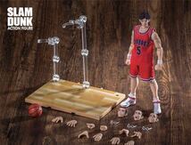 【即納】スラムダンク 1/10 可動フィギュア 木暮公延 5号 湘北　赤ユニフォーム SLAMDUNK ACTION FIGURE 非s.h.figuarts figma 赤シャツ_画像2