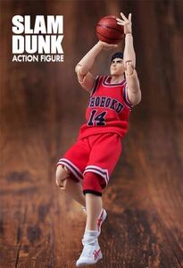 【即納】スラムダンク 1/10 可動フィギュア 三井寿 湘北高校 赤ユニフォーム14号SLAMDUNK ACTION FIGURE非s.h.figuarts figma コレクション