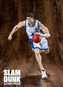 【即納】スラムダンク 1/10 可動フィギュア 魚住純 4号 陵南 白ユニフォーム SLAMDUNK ACTION FIGURE 非s.h.figuarts figma コレクション