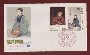 ☆コレクターの出品 ＦＤＣ『1981年 近代美術シリーズ』第１１集/２種　あ-109