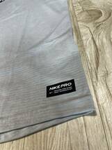 【S】新品 NIKE ナイキ プロ ADV タンクトップ ドライ トレーニング ワークアウト グレー メンズ NIKEPRO DRI-FIT_画像7