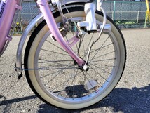 ！京都府舞鶴市にて引取歓迎！【BRIDGSTONE】 WAGON ALMINIUM FRAME 綺麗です！ ピンク 三輪自転車 3段変速 大人用 3輪車 【動作品】_画像9