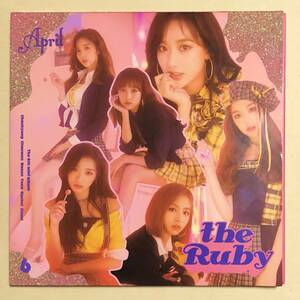 April The Ruby Oh My Mistake アルバム CD 韓国盤 トレカ