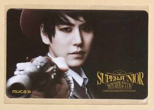 SUPER JUNIOR キュヒョン ギュ KYUHYUN MAMACITA 日本盤 ミュージックカード ミューカ トレカ