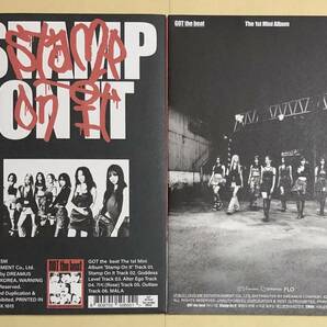 GOT The Beat Stamp On It CD 韓国盤 アルバム トレカ 黒 Beat ver BoA 少女時代 Red Velvet aespa