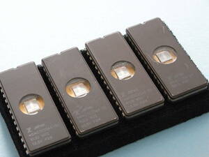 ★ FUJITSU. STマイクロ. Texas. EPROM. 27C256 ８個セット. 美品 (消去確認済み) A-147★