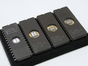 ★ FUJITSU. Intel. EPROM. 27C256A. 27C128. D27256. ８個セット. 美品 (消去確認済み) A-208★