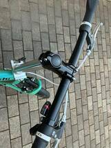 Bianchi　ビアンキ　Fretta　フレッタ　東京 ミニベロ 折りたたみ自転車 折り畳みパシフィック18　BD-1 R&M　バーディ　チェレステ_画像4