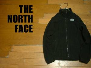 THE NORTH FACEジップアップフリースジャケット海外限定WOMENブラックM正規ノースフェイスTNF刺繍ポーラーテック黒ライナーブルゾン