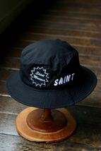 SAINT M×××××× セントマイケル 23AWバケットハットSAINT BUCKET HAT (SM-A23-0000-065) BLACK 新品未商品_画像4