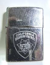 ジッポー CALIFORNIA HIGWAY PATROL オイルライター Zippo ヴィンテージ ジャンク 中古経年 未確認_画像1