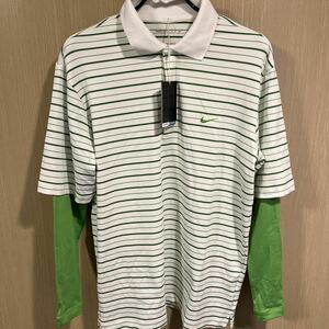 ◆新品未使用タグ付◆NIKEインナー一体型ゴルフシャツ　サイズM 定価9500円