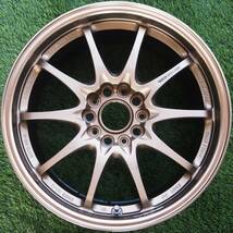 RAYS VOLKRACING CE28 FORGED MONOBLOCK 17×8J＋33 PCD114.3-5H ゴールド色 ホイール4本セット★_画像4