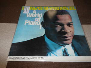 【UK MONO】PHINEAS NEWBORN Jr. TRIO/A WORLD OF PIANO VOGUE LAC 535 COAT/FLIP BACK/DG/ペラ