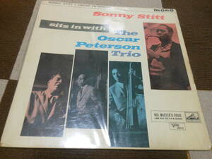 【UK MONO】SONNY STITT/SITS IN OSCAR PETERSON TRIO HMV CLP1384 COAT/FLIP BACK/好内容・高音質盤 希少な英国盤