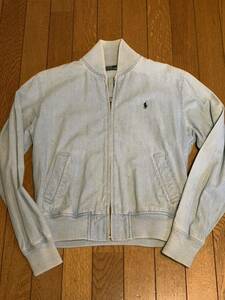  Ralph Lauren drizzler jacket lady's M car n blur -POLO Ralph Lauren old clothes used 