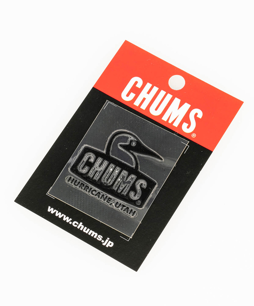 Sticker Chums Booby Face Emboss Black チャムス ステッカー 新品 CH62-1127