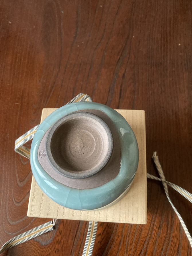 抹茶碗 伊万里焼 郊壇官窯意 青瓷筒茶 大川内山 小笠原長春 938 抹茶碗 伊万里焼 郊壇官窯意 青瓷筒茶 大川内山 小笠原長春 938