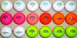 ロストボール 飛衛門 カラーボール 18個セット (2) サイト内のゴルフボール組合せにて2セット(36個)まで同梱可能