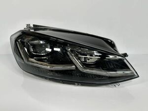 5G系 VW ゴルフ7 Ⅶ AUCPT 後期 純正 右ヘッドライト 右ライト RH LED 5G2 941 114 / 5G2 941 082 D 補修済み 管理19716