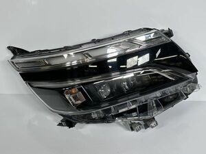 ヴォクシー ZRR80W 後期 エアロ系 煌 純正 右ライト LED パネル/黒 202 81130-28J10 81110-28J10 28-240 K ジャンク部品取補修用/管理21677