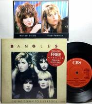 【英7ポストカード付】 BANGLES バングルズ / GOING DOWN TO LIVERPOOL / LET IT GO / 1986 UK盤 7インチシングルレコード EP 45 試聴済_画像1