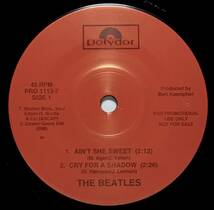 【米7プロモ】THE BEATLES with TONY SHERIDAN / BACKBEAT / MY BONNIE SRC刻印 1994 US盤 PROMO 7インチレコード EP 45 ビートルズ 試聴済_画像4