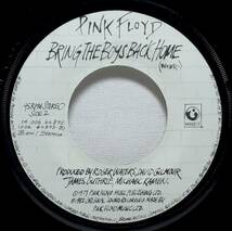 【蘭7】PINK FLOYD THE WALL MUSIC FROM THE FILM / WHEN THE TIGERS BROKE FREE / BRING THE BOYS BACK HOME 1982 オランダ盤 7インチ EP_画像5