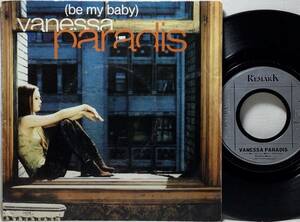 【仏7】 VANESSA PARADIS / BE MY BABY / THE FUTURE SONG / 1992 フランス盤 7インチレコード EP 45 LENNY KRAVITZ プロデュース 試聴済