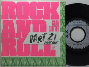 【独7】 GARY GLITTER / ROCK AND ROLL PART 2 PART 1 映画 ジョーカー JOKER 挿入曲 1972 ドイツ盤 7インチシングルレコード EP 45 試聴済