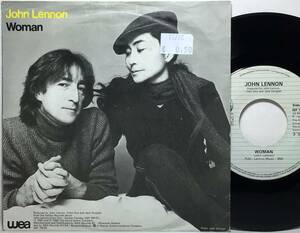 【蘭7】 JOHN LENNON ジョン・レノン / WOMAN / 1981 オランダ盤 7インチシングルレコード EP 45