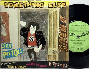 【英7】 SEX PISTOLS / SOMETHING ELSE / 1979 UK盤 7インチシングルレコード EP 45 THE GREAT ROCK 'N' ROLL SWINDLE 試聴済