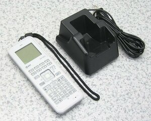 ■NTT/東日本・西日本 スマートネットコミュニティαZX デジタルコードレス電話機 ZX-DCL-PS-(1)(W) 充電器付き 2020年製