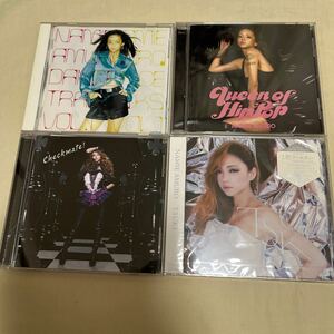安室奈美恵 CD4枚セット ダンストラックスVOL.1/Queen of Hip Pop/checkmate!/TSUKI