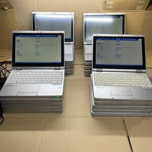 大量20台セット第7世代Panasonic Let’s note CF-RZ6 Core i5 7Y57 /4GB /SSD無し/現状引き渡し★OS無★BIOS起動までの動作確認★破損無し