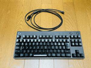 Logicool G G-PKB-001 ゲーミングキーボード テンキーレス ブラック メカニカルキーボード 日本語配列 RGB 着脱式ケーブル G Pro