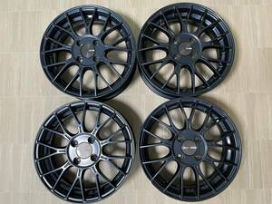 エンケイ ENKEI PFM1 15x 5.0J (5J) +45 (ET45) PCD 100 4穴 Matte Dark Gunmetallic (ガンメタ) 鍛造 軽量 ホイール