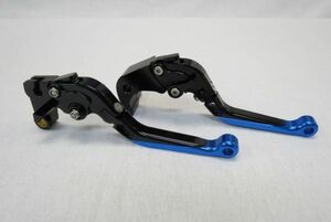 CBR1000RR 08-15 CBR600RR 07-15 ビレットレバー 黒×青 【ae-h-cbr100008-h】