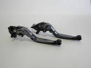 YAMAHA YZF R125 2014-2021 MT125 2014-2021 可倒式 ダブルビレットレバー 灰 【ae-r125-5】