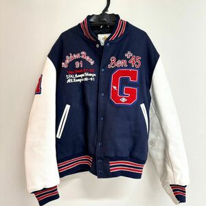 GOLDEN BEAR ゴールデンベアー 袖革 スタジャン ジャケット XL