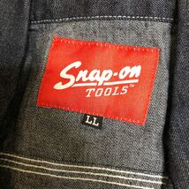 新品　限定　レア　スナップオン　スヌーピー　コラボ　ツナギ　デニム　長袖　サイズLL snap on _画像3