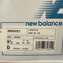新品★ニューバランス NEW BALANCE M990VS1 スニーカー USA製 アメリカ製 9.5_画像8