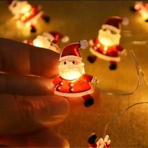 《クリスマス》サンタクロース LED イルミネーシ　単三電池　電飾　イルミ_画像2