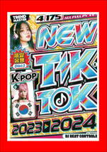 最新/K-POPから洋楽までバズヒット集　New Tik & Tok 2023～2024/DVD4枚組/全175曲_画像1